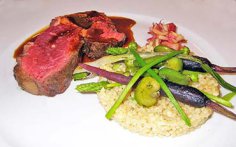 Ribeye beef met couscous &amp; jonge groenten